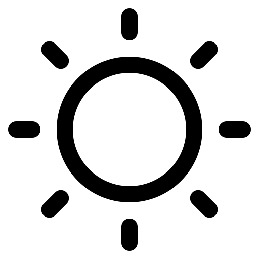 Ícono de sol